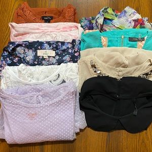 Lot of 9 Blouses